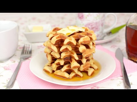 How to Make Waffles from Scratch - Easy Homemade Waffles Recipe