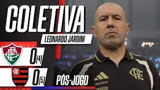 FLAMENGO CAMPEÃO! COLETIVA DE LEONARDO JARDIM APÓS TÍTULO DO CARIOCA CONTRA O FLUMINENSE