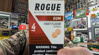 Rogue Nicotine Gum Fruit Flavor Review 