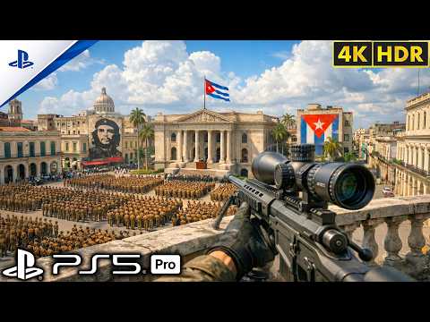 (PS5) Undercover Sniper in Cuba Stealth Mission | Ultra Realistic Gameplay [4K60FPS] Call of Duty