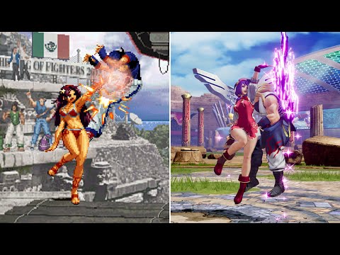 Evolution of Athena Asamiya's Psycho Sword (1995-2025)