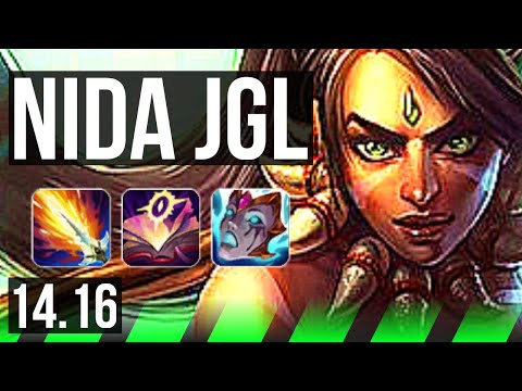 NIDALEE vs VOLIBEAR (JGL) | 77% winrate, 7 solo kills, 43k DMG, 16/3/12 | EUW Master | 14.16