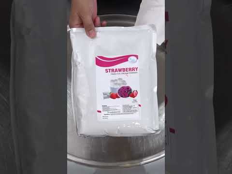 Your Favorite Fried Strawberry Ice Cream! | How to make Strawberry Rolled Ice Cream | TOP Creamery