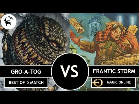 Premodern Gro-A-Tog vs Frantic Storm - MTGO Best of 5 Match