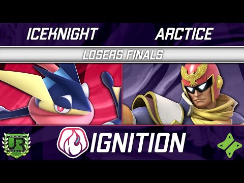 IceKnight (Greninja) vs Arctice (Captain Falcon) - Ignition 349 LOSERS FINALS