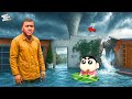 Shinchan Franklin Escaping From Biggest Tornado In Gta 5