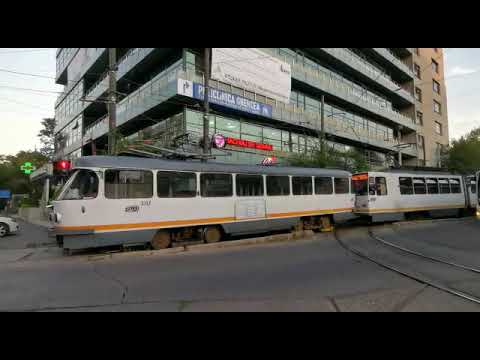 Tatra T4R 3317 (defect) împins de V3A-93-PPC 206 spre Depoul Militari