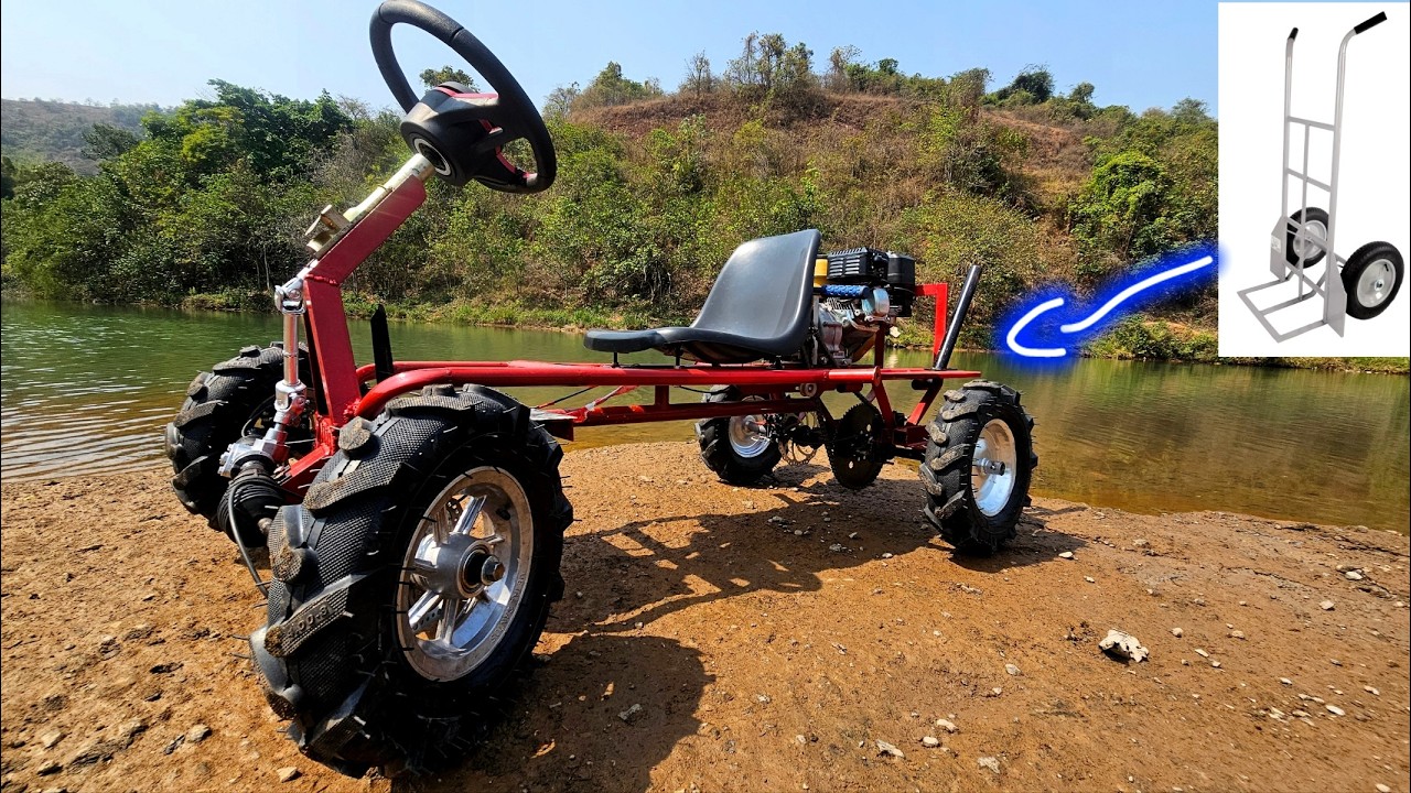 how to make a HOMEMADE TRACTOR