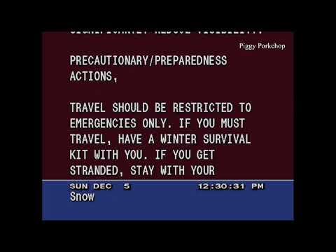 EAS Blizzard Warning Grand Marais, Minnesota NOAA Weather Radio KXI43/KXI45 (WTIP-FM)