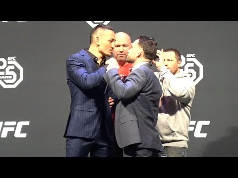 Max Holloway vs Frankie Edgar Staredown l UFC 222