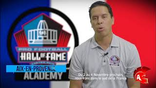 Annonce Officielle de la Pro Football Hall Of Fame Academy - France