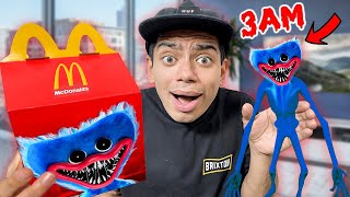 Do NOT Order POPPY PLAYTIME HAPPY MEAL From McDonalds at 3AM!! Huggy Wuggy Toy is REAL!!