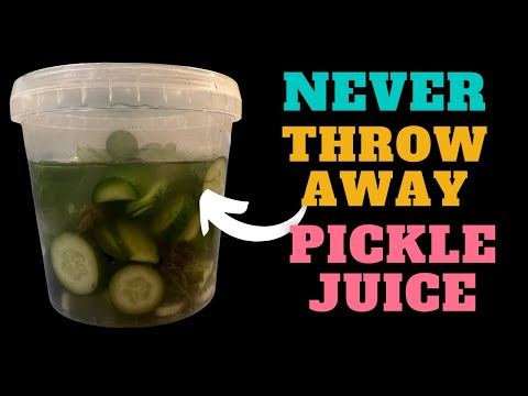 Refrigerator Pickles - Don't throw away leftover pickle juice