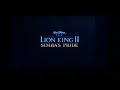 The Lion King 2 Simbas Pride Special Edition 2004 Trailer