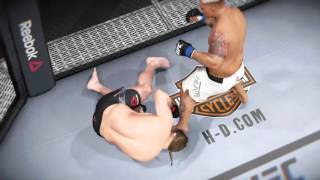 EA SPORTS™ UFC® 2 - Mark Hunt gives Big Country a vicious beating