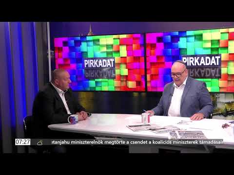 Németh Szilárd, a Fidesz alelnöke, országgyűlési képviselő, rezsivédelmi biztos a Heti TV Pirkadat című műsorában