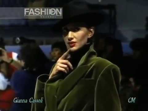 "Gianna Cassoli" Autumn Winter 1988 1989 Milan pret a porter women by Canale Moda