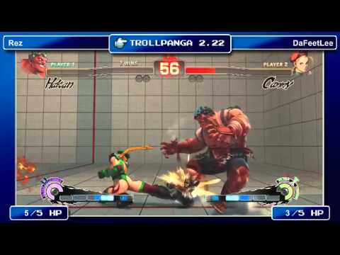 Trollpanga 2.22 - Rez (Hakan) vs DaFeetLee (Cammy/Yun)