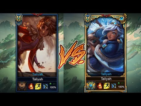 Bronze Taliyah vs. Challenger Taliyah