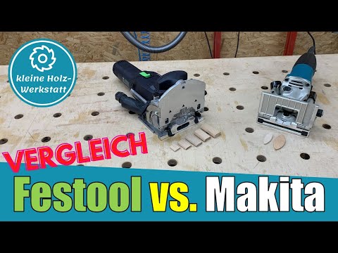 Festool Domino DF500 vs. Makita PJ7000 Flachdübelfräse ⎜meine Erfahrung⎜kleine holzwerkstatt