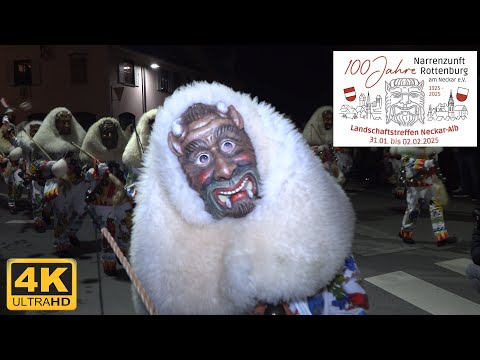 Fasnet Nachtumzug in Rottenburg Landschaftstreffen Teil 1