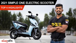 Simple One Electric Scooter Launched | The Ola Electric Scooter Rival? | Top 5 Highlights | BikeWale