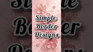 Drawing Border Design for Project Front Page✨Beautiful Drawing Ideas f