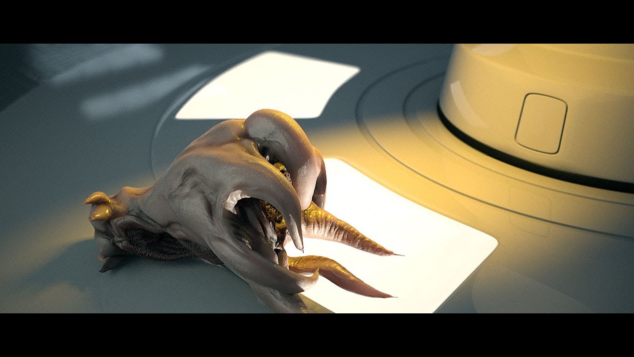 Alien Parasite 3DS Max 3D Modell