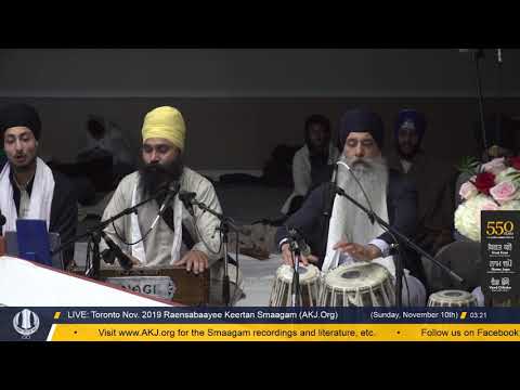 013 Toronto Nov. 2019 Saturday Evening - Bhai Jasdeep Singh Jee Toronto