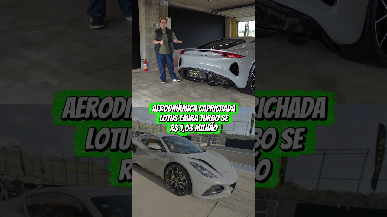 291 KM/H DE VELOCIDADE MÁXIMA: Conheça o design do Lotus Emira Turbo SE! 😱🔥