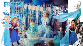 frozen themed Elsa birthday  #sam's4thbirthday #elsafrozenthemedbirthday