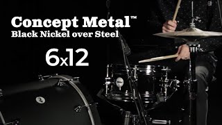 Snare Drum Demo: PDP Metal - Black Nickel over Steel 6x12
