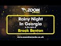 Brook Benton - Rainy Night In Georgia - Karaoke Version from Zoom Karaoke