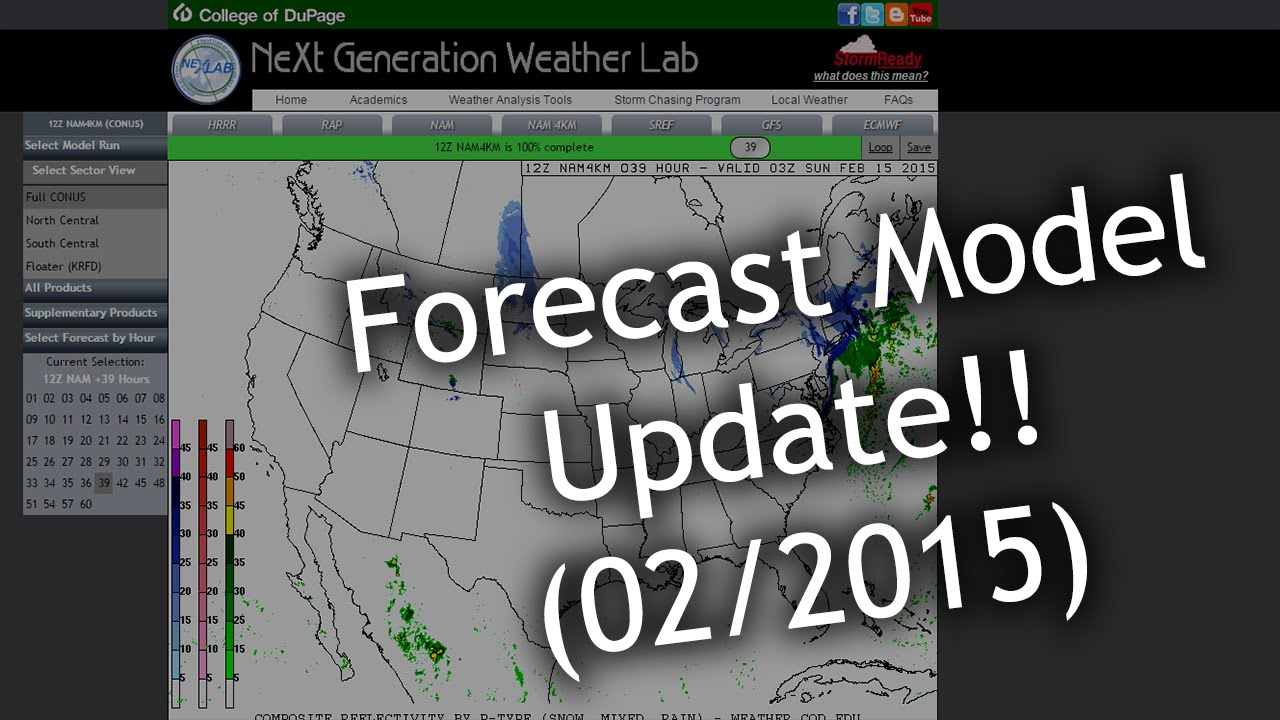 NEXLAB Model Updates (02/2015)