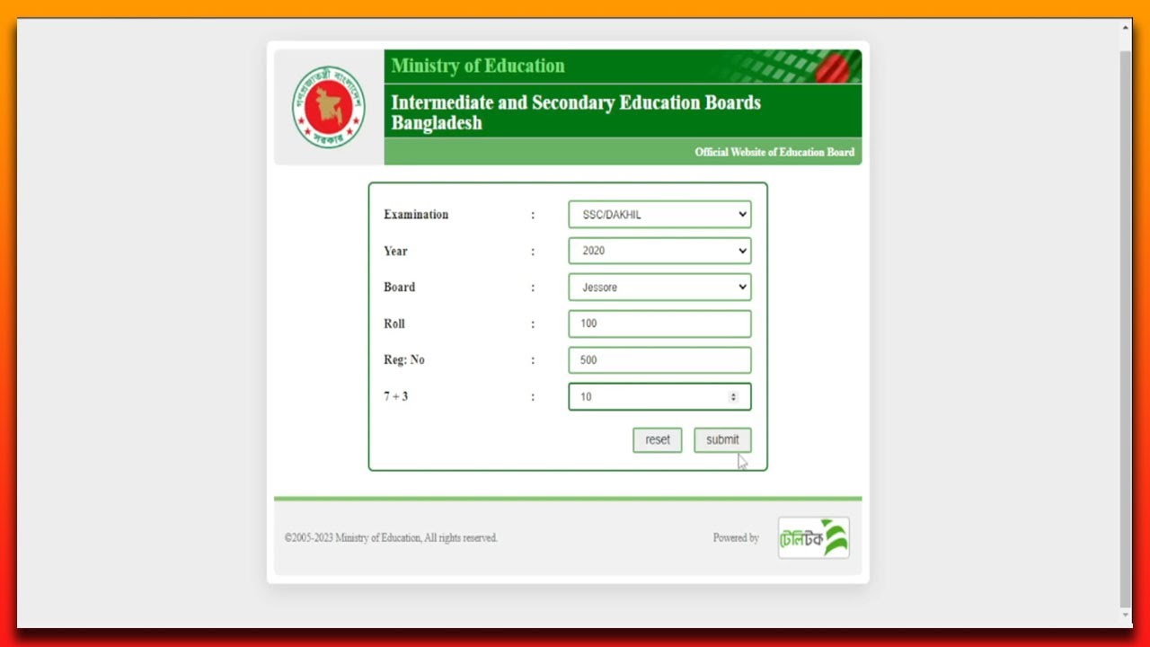 Experience the brilliance of my Education Board Result Clone web app | MERN | Developer Rohan