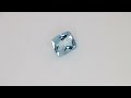 Aquamarine, cushion cut, 1.60 ct Video 1