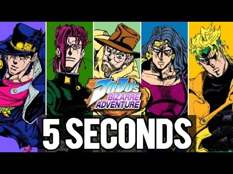 JoJo HFTF Characters in 5 Seconds