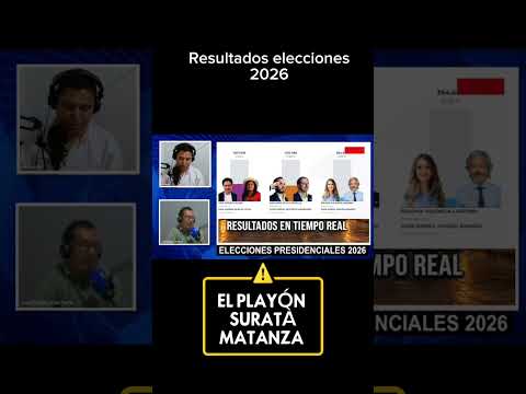 Resultados elecciones 2026 / El Playón,Suratá y matanza. #santander #votaciones2026