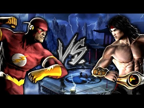 Mortal Kombat Vs. DC Universe - The Flash Vs. Liu Kang