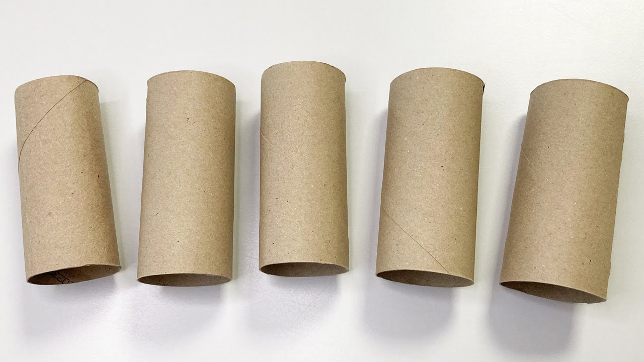 Werfen Sie keine Toilettenpapierrollen weg! Tolle Recycling-Idee!