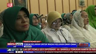 Download lagu Barisan Wanita Forum Komunikasi Deklarasi Dukung Prabowo-Sandi mp3