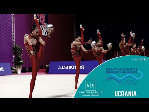 Ucrania (5 pelotas/5 balls) - Competicion conjuntos European Championship Varna 2021