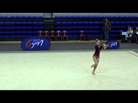 Sophie Leire ballon - Nat A 18+ France Besançon 2016