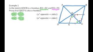07 Prove a rectangle, rhombus, square