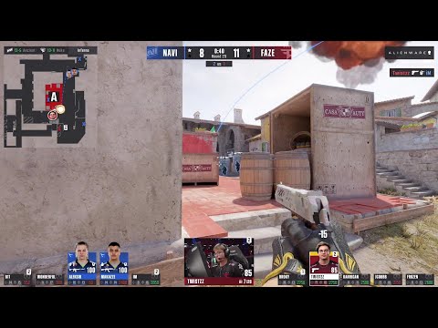 Twistzz crazy deagle 1v3 clutch for matchpoint against NAVI in Semi-finals | Budapest Major 2025