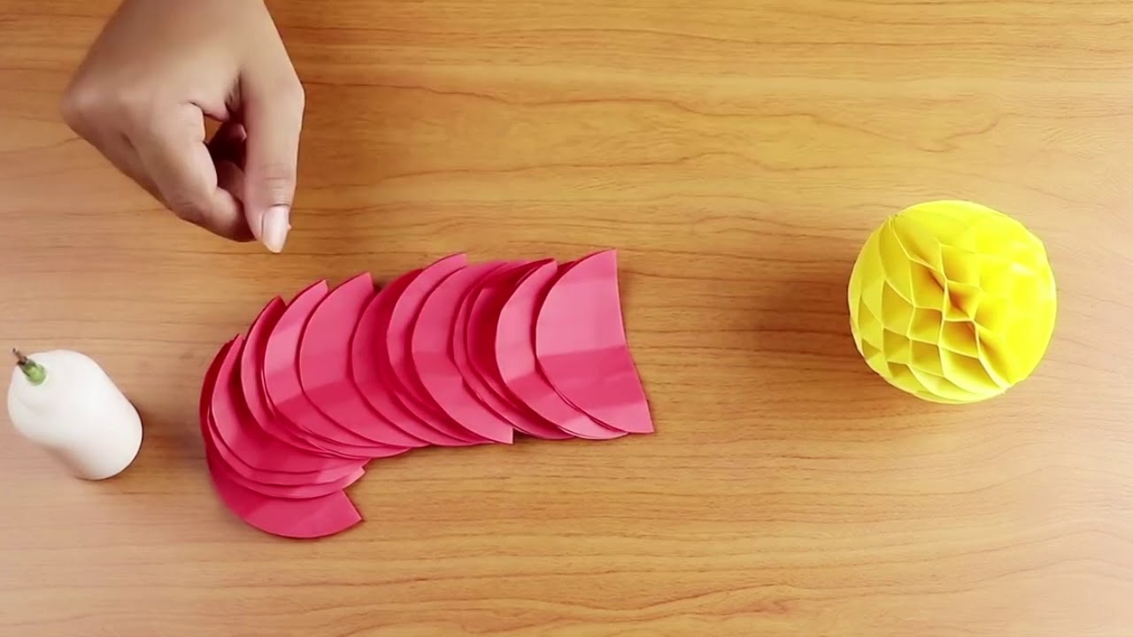 DIY CRAFT FACILE - BOULE DECO EN PAPIER