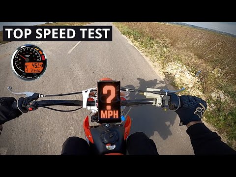 Wpb 190cc Pit Bike TOP SPEED TEST