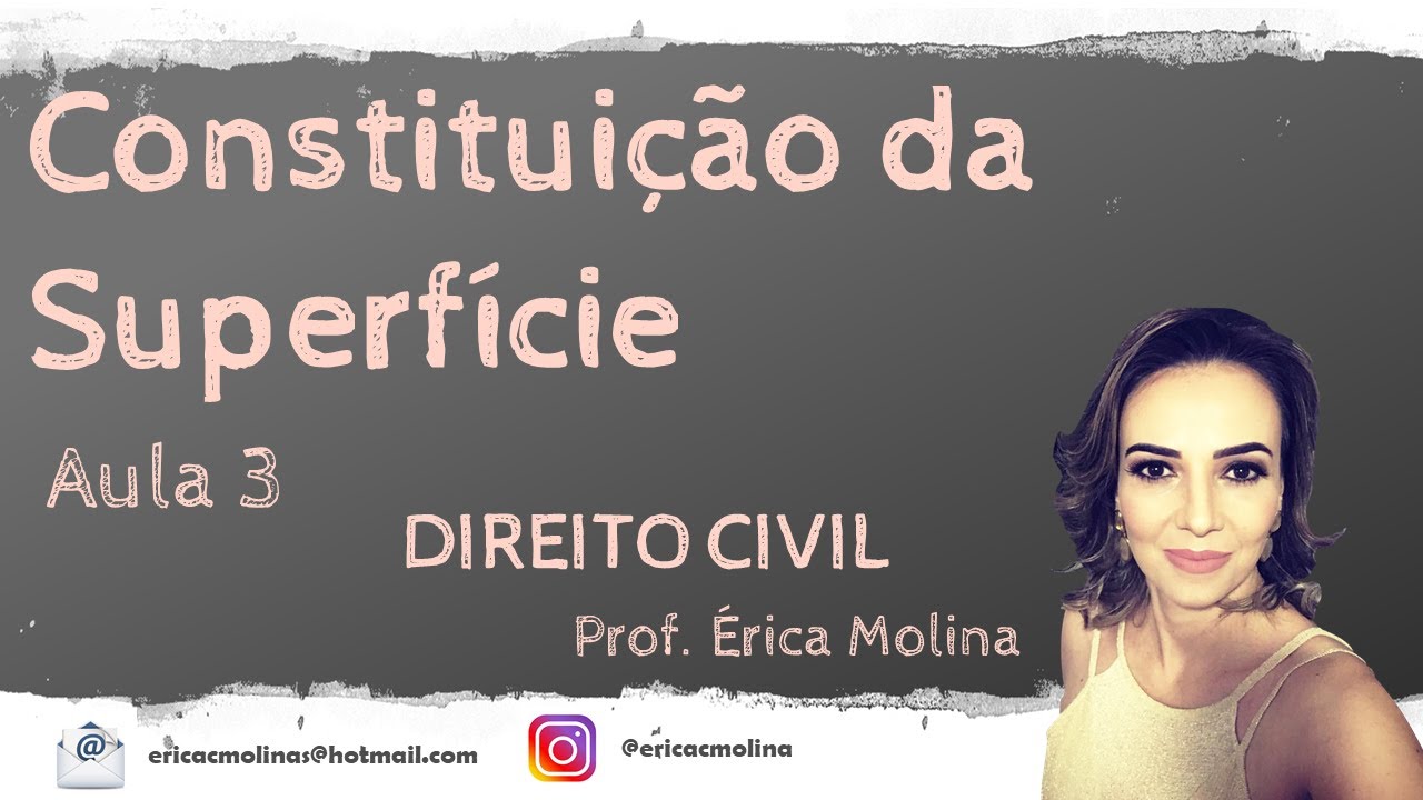 AULA 3 - MODOS DE CONSTITUIÇÃO DA SUPERFÍCIE