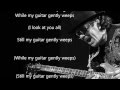 Carlos Santana - While My Guitar Gently Weeps ...