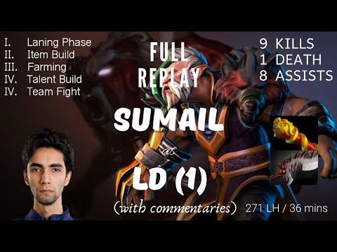 DOTA 2 PRO PLAY | Sumail Lone Druid Carry | 9/1/8 KDA | Locking Down Enemies Permanently